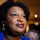 Georgia gubernatorial Democratic candidate Stacey Abrams talks to the media after qualifying for the 2022 election on March 8, 2022, in Atlanta. Abrams announced on Wednesday, May 4, 2022, that she had raised $11.7 million in three months ended April 30.